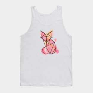 Watercolor fox Tank Top